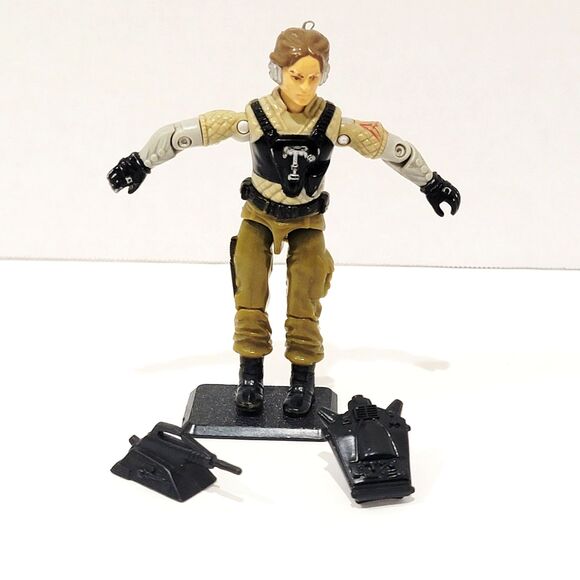 Gi Joe Night Force Psyche Out 3.75" Action Figure Loose 1988 V2 Hasbro Backpack - Picture 2 of 15